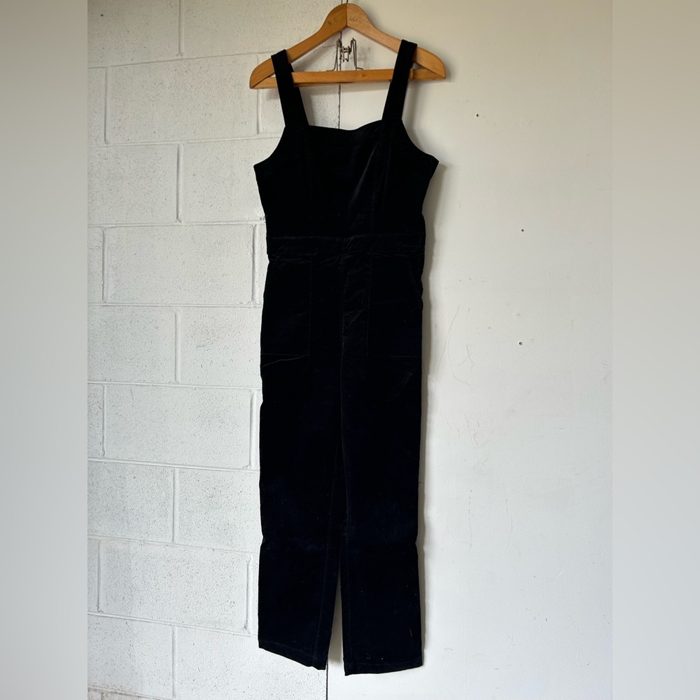 J crew velvet jumpsuit